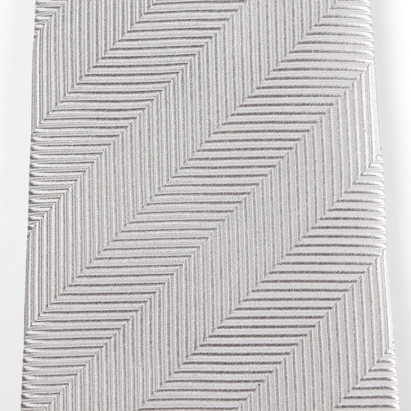 NE-35 日本製フォーマルネクタイ ヘリンボーン グレー