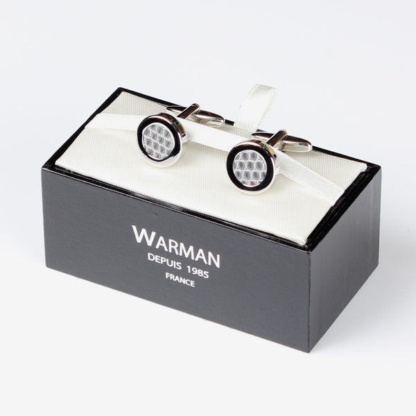 WARMANCUFF フランス製カフリンクス WARMAN(ワルマン) 2in1タイプ リザードスキン 5カラーバリエーション【アウトレット】